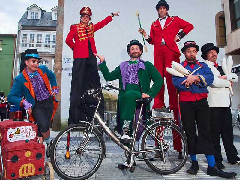 Grupo de teatro na rúa